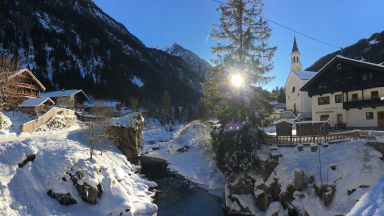 Am Berliner Höhenweg Bergsteigerdorf Ginzling in den Zillertaler Alpen