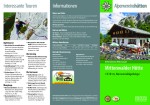 Broschüre Mittenwalder Hütte