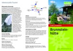 Broschüre Brunnsteinhütte